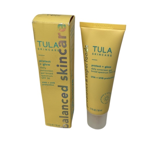 Tula Skincare Protect + Glow Daily‎ Sunscreen Gel SPF 30 1.7 oz/ 50ml - Picture 1 of 9